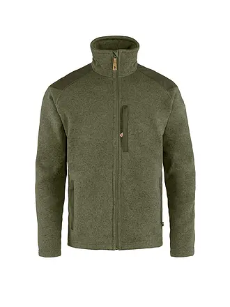 FJÄLLRÄVEN | Herren Fleecejacke Buck | olive